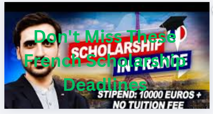 Don't Miss These French Scholarship Deadlines